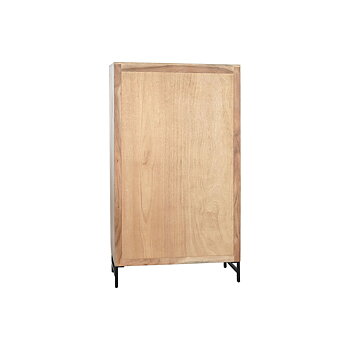 Skänk Home ESPRIT Brun Metall Akaciaträ 90 x 40 x 161 cm