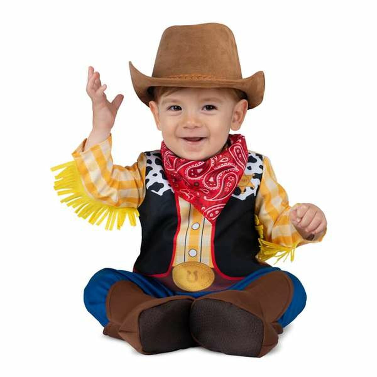 Maskeraddräkt för barn My Other Me 4 Delar Cowboy - 3