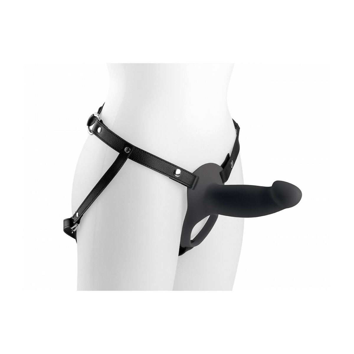 Strap-on dildo Virgite Svart L - 2