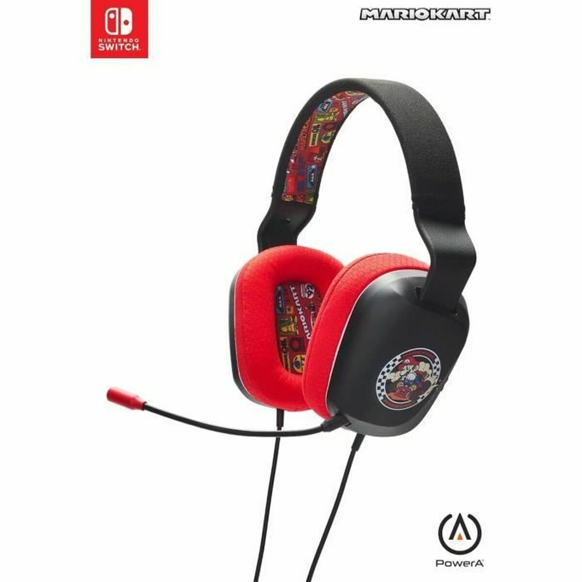 Hörlurar med mikrofon Gaming Powera NA