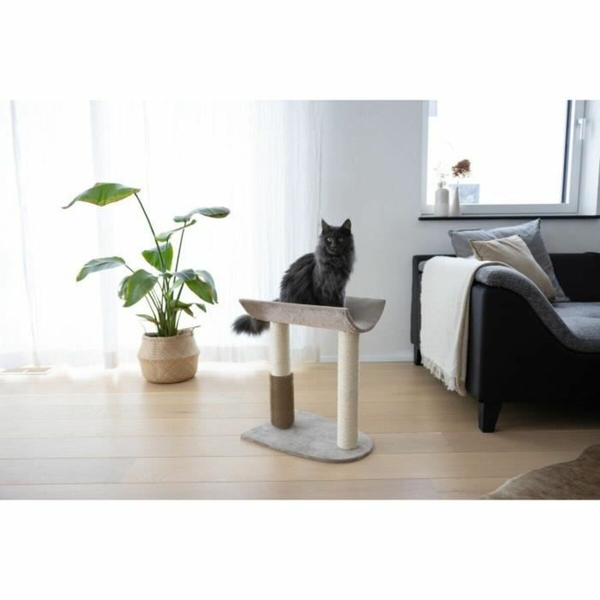 Klösträd för katter Kerbl Beige-brun (taupe) Sisal - 3