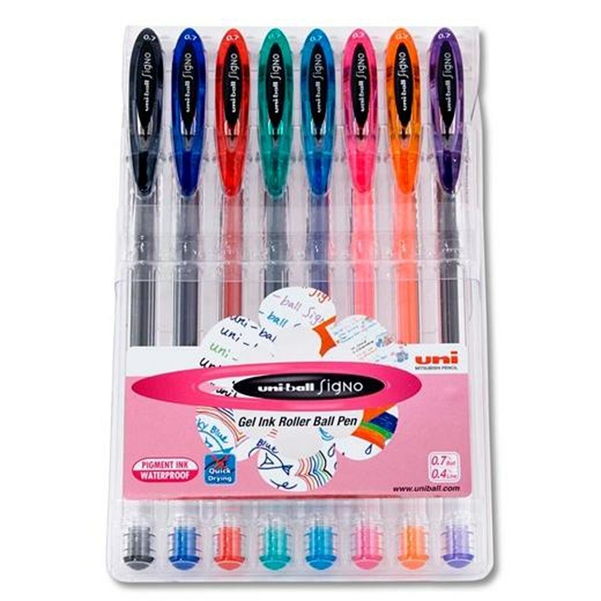 Pennset Uni-Ball Rollerball Signo UM-120 Multicolour 0,5 mm