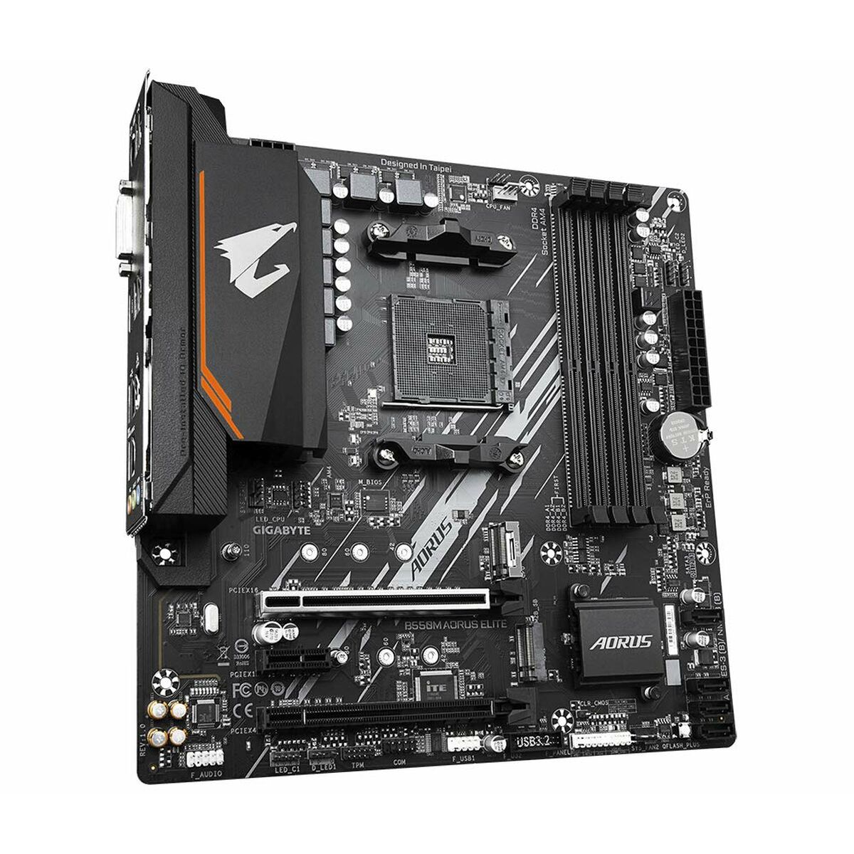Moderkort Gigabyte B550M AORUS ELITE mATX AM4     AMD B550 AMD AMD AM4 - 3