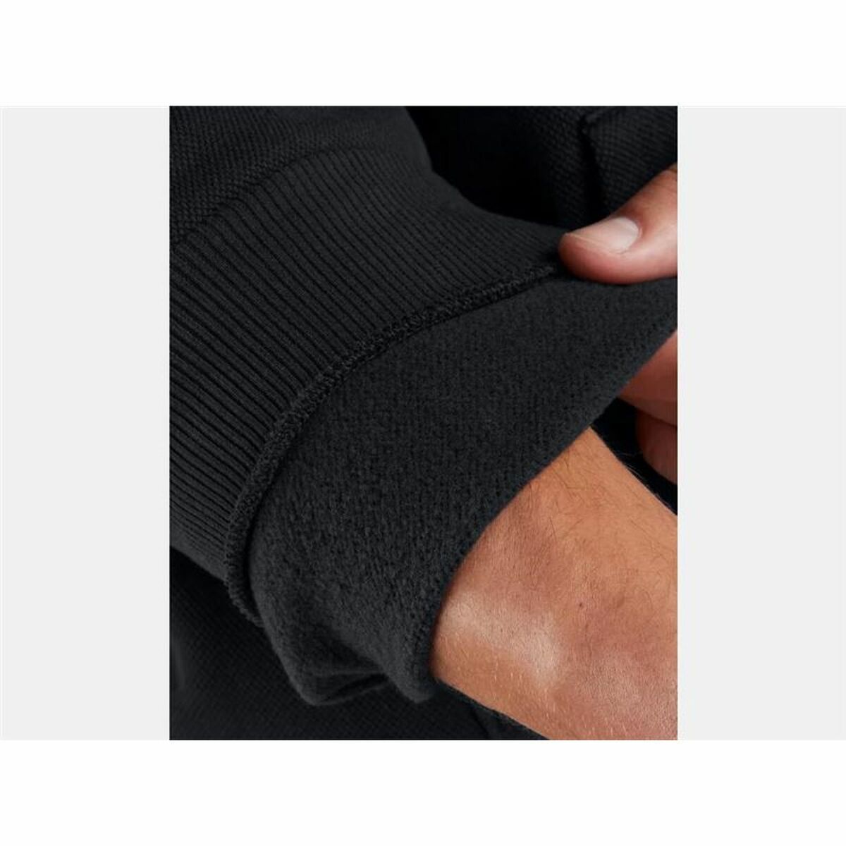 Tröja med huva Herr Under Armour Rival Flc Txtr Svart - 5