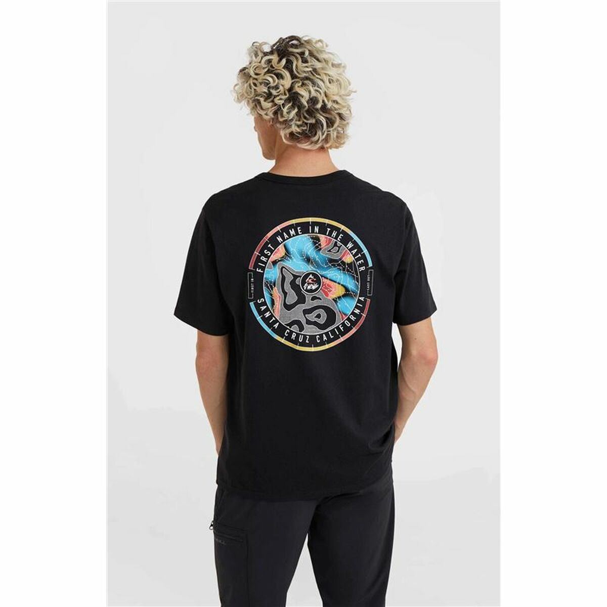 T-shirt med kortärm Herr O'Neill Trvlr  Svart - 4