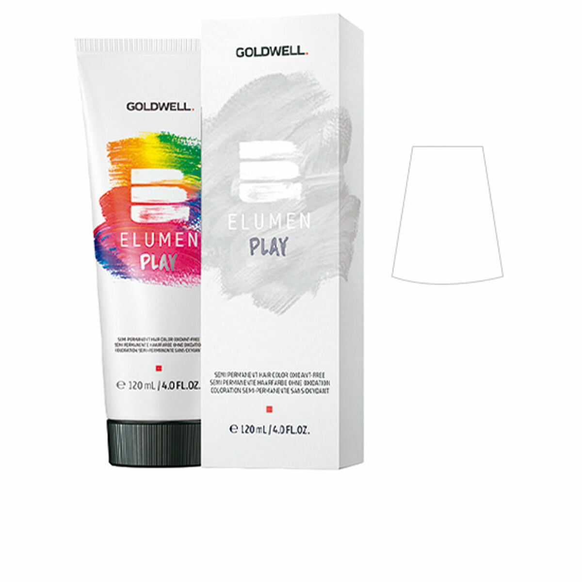 Halvvarig färg Goldwell ELUMEN PLAY Klar 120 ml