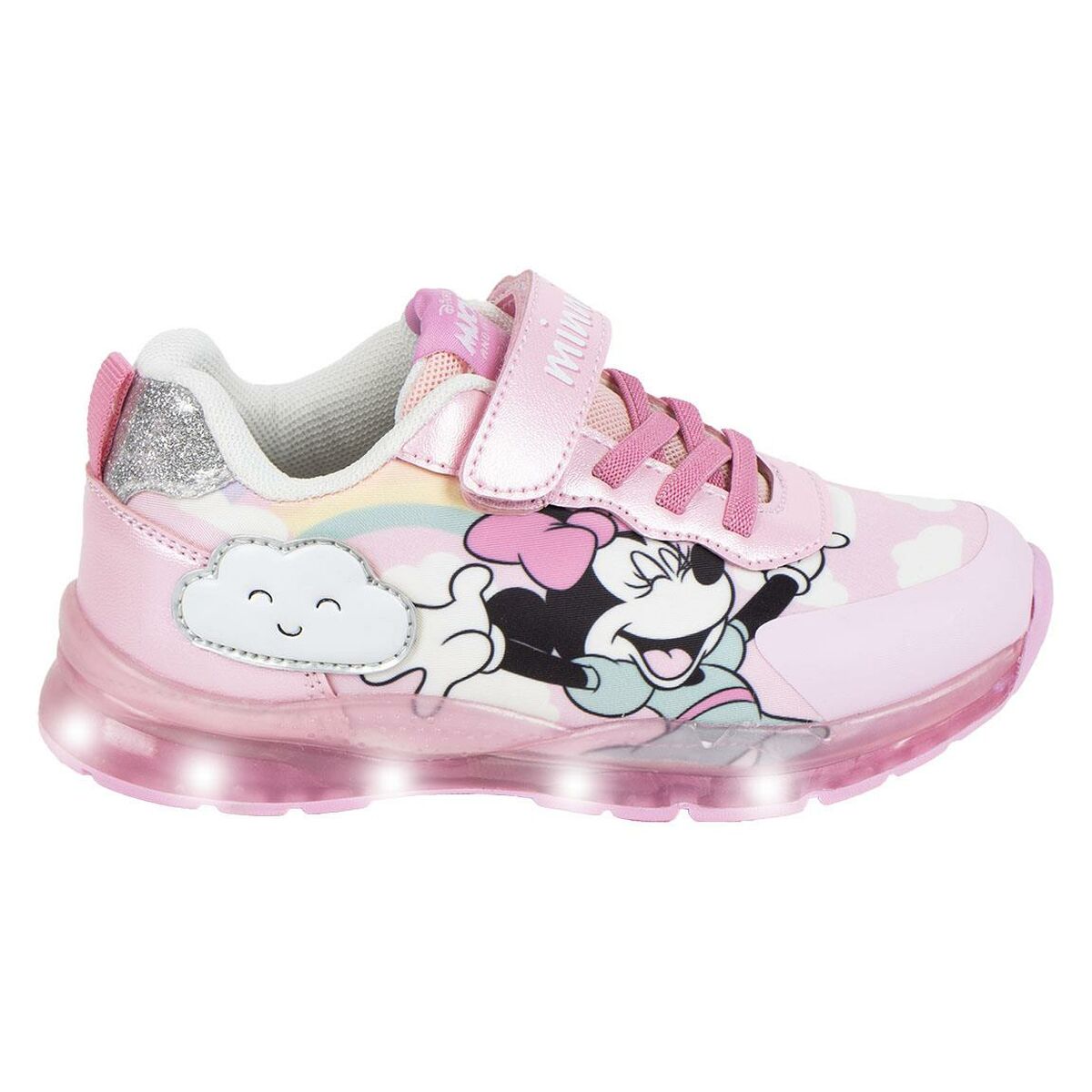 Sportskor med LED Minnie Mouse Rosa - 2