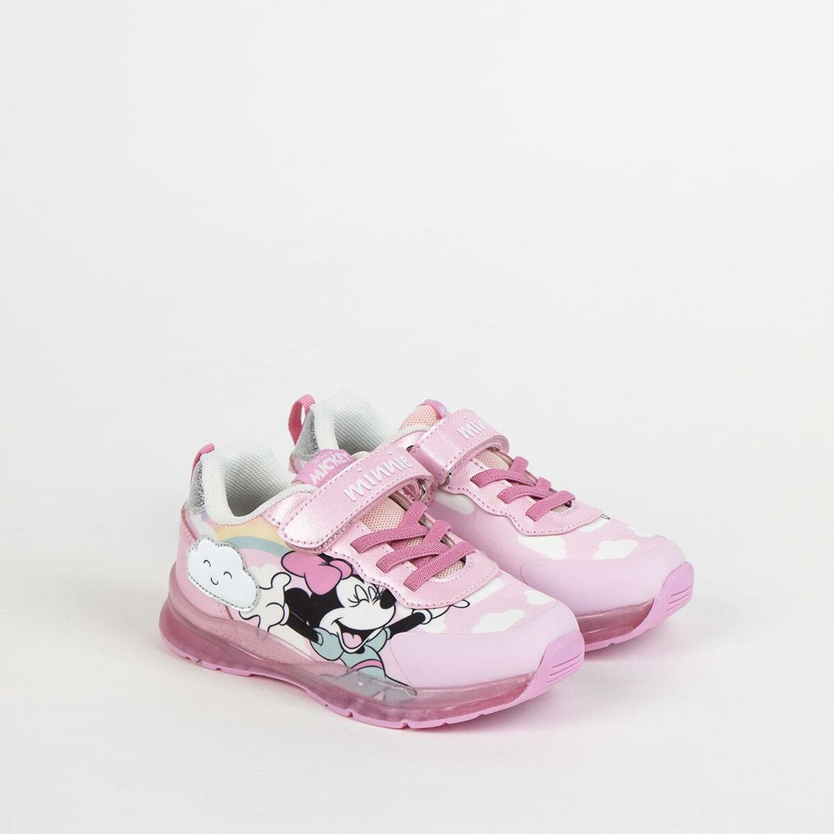 Sportskor med LED Minnie Mouse Rosa - 5