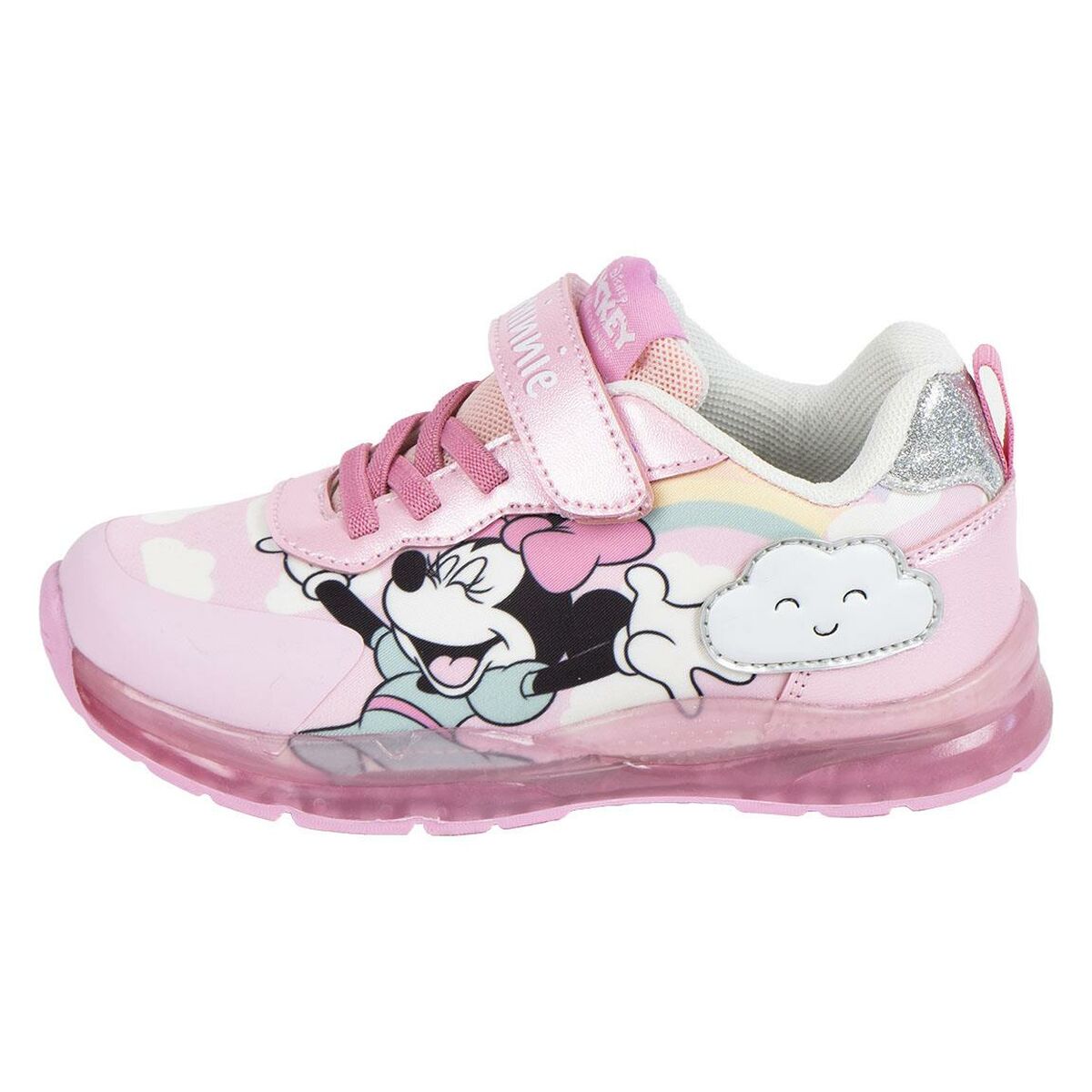 Sportskor med LED Minnie Mouse Rosa - 6