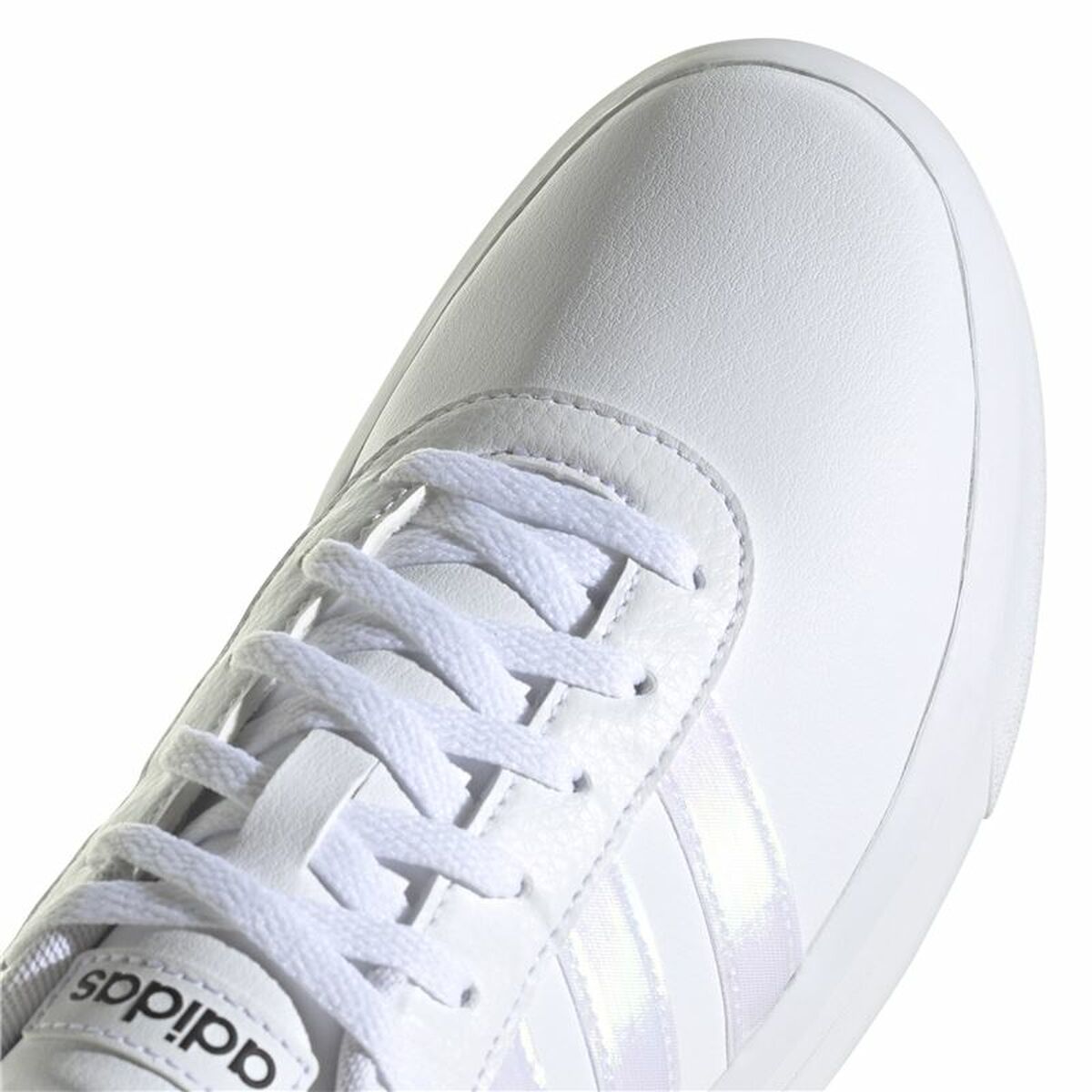 Gymnastiksko, Dam Adidas Court Platform Vit - 8