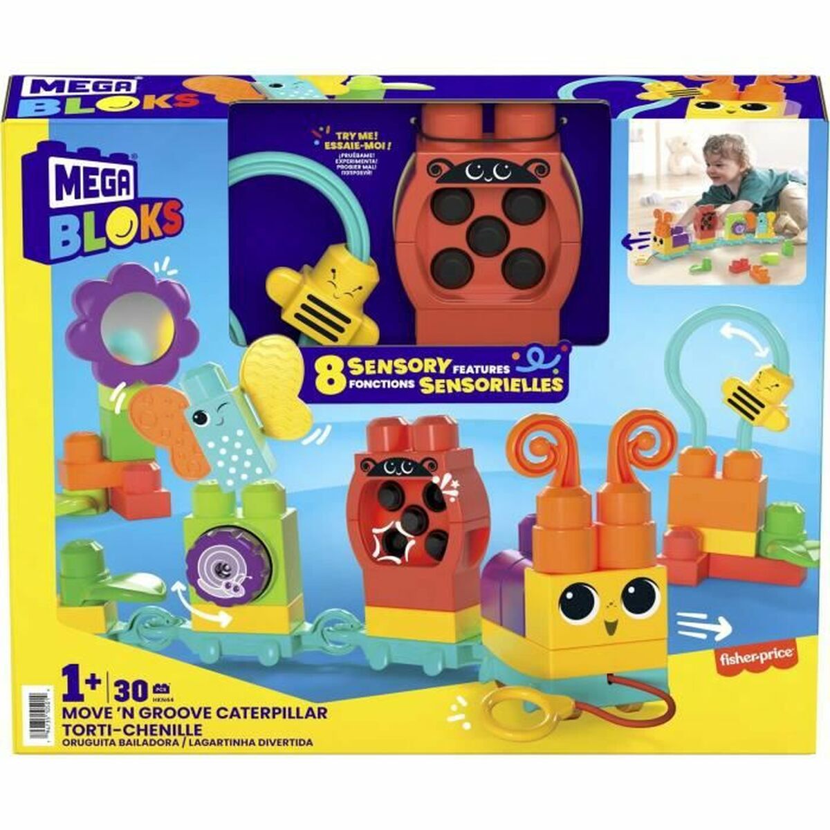 Byggsats Megablocks Mega Bloks + 1 år 30 Delar - 2