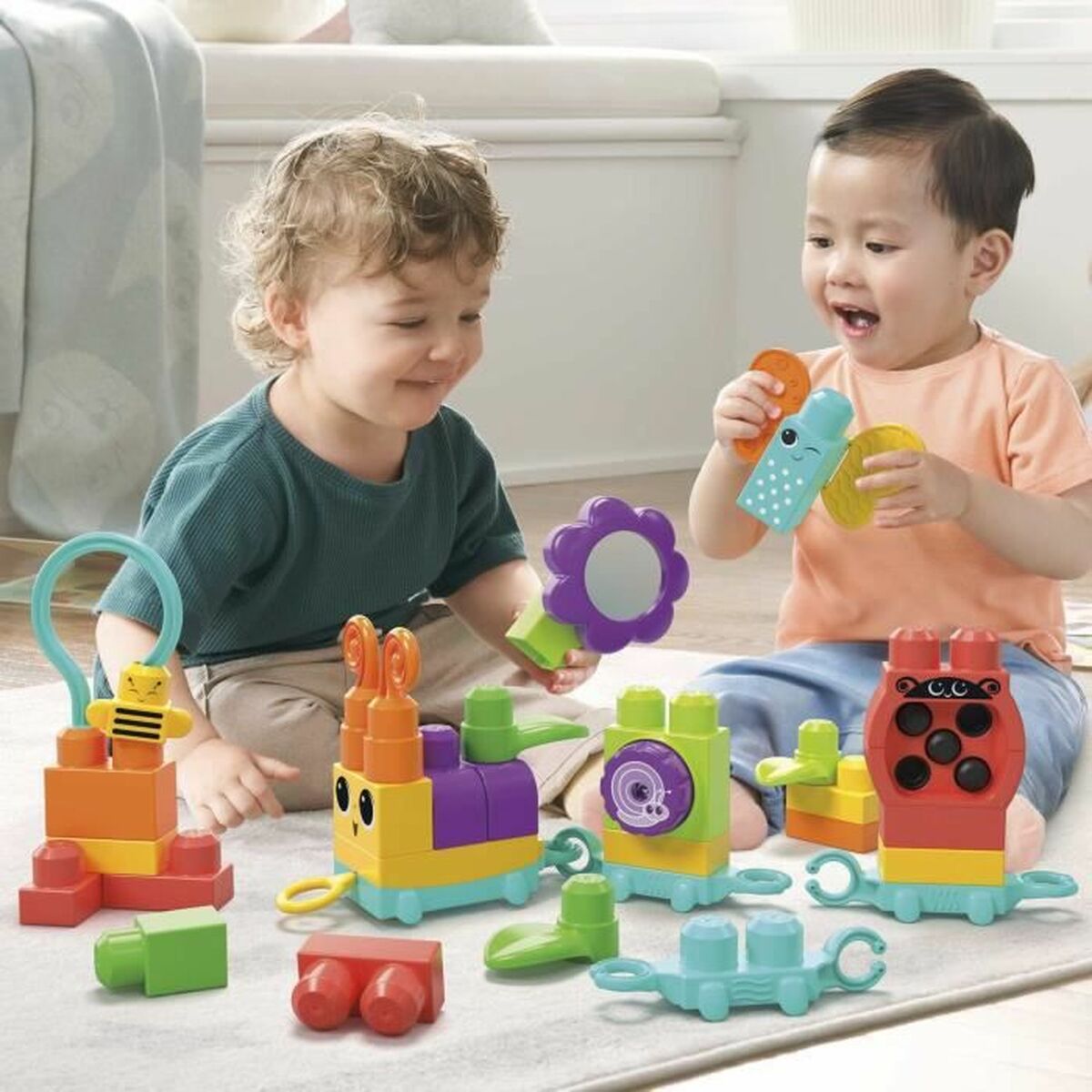 Byggsats Megablocks Mega Bloks + 1 år 30 Delar - 6