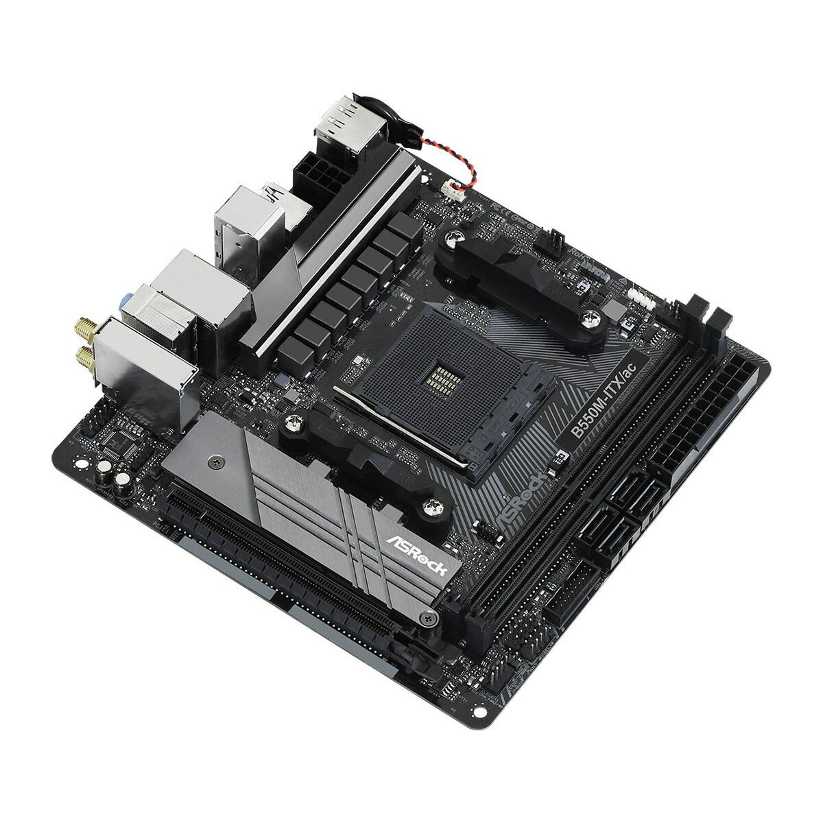 Moderkort ASRock B550M-ITX/ac AMD AM4 AMD B550 AMD - 3