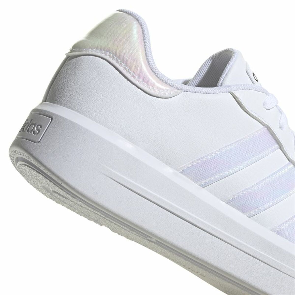 Gymnastiksko, Dam Adidas Court Platform Vit - 7