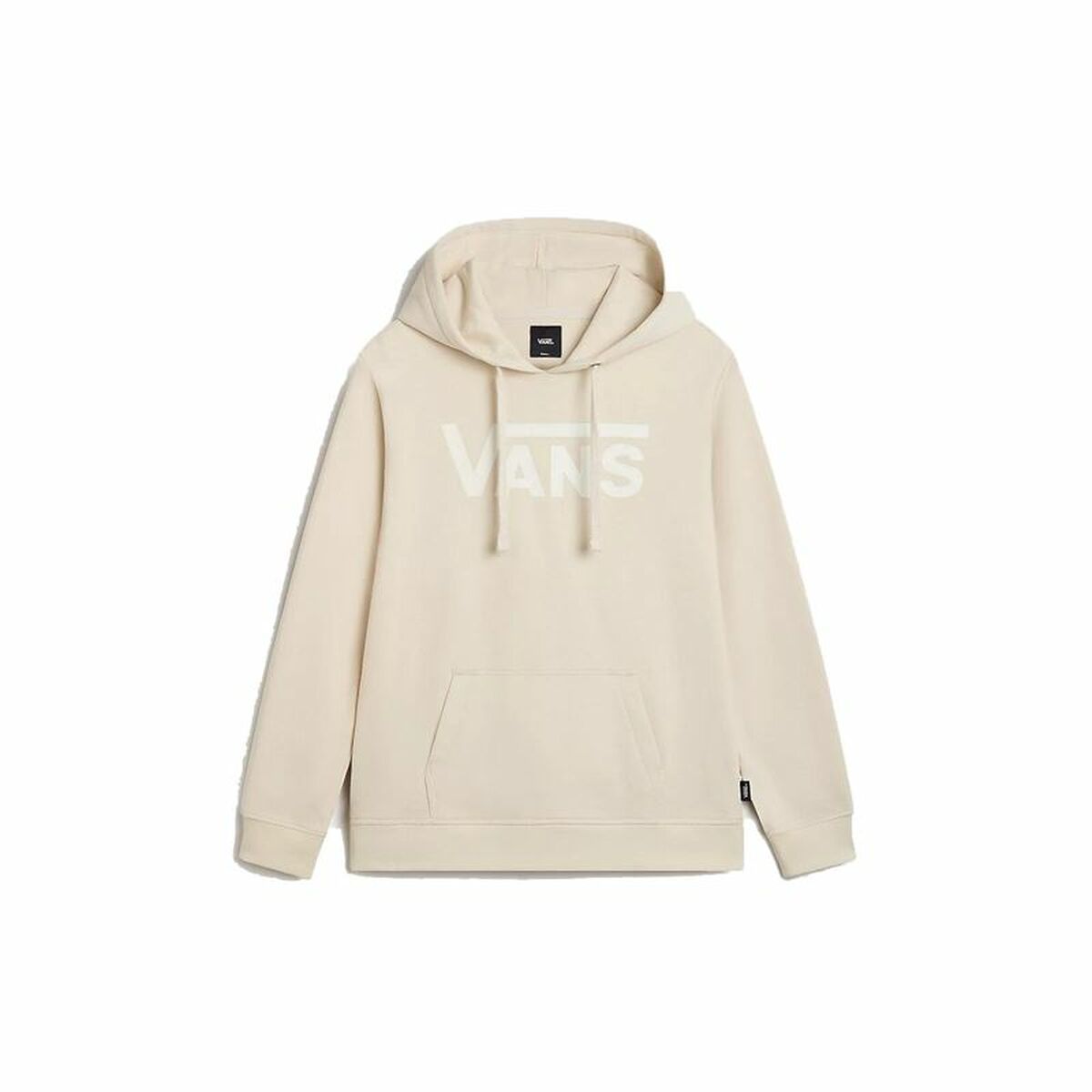 Tröja med huva Dam Vans Drop V Logo Beige