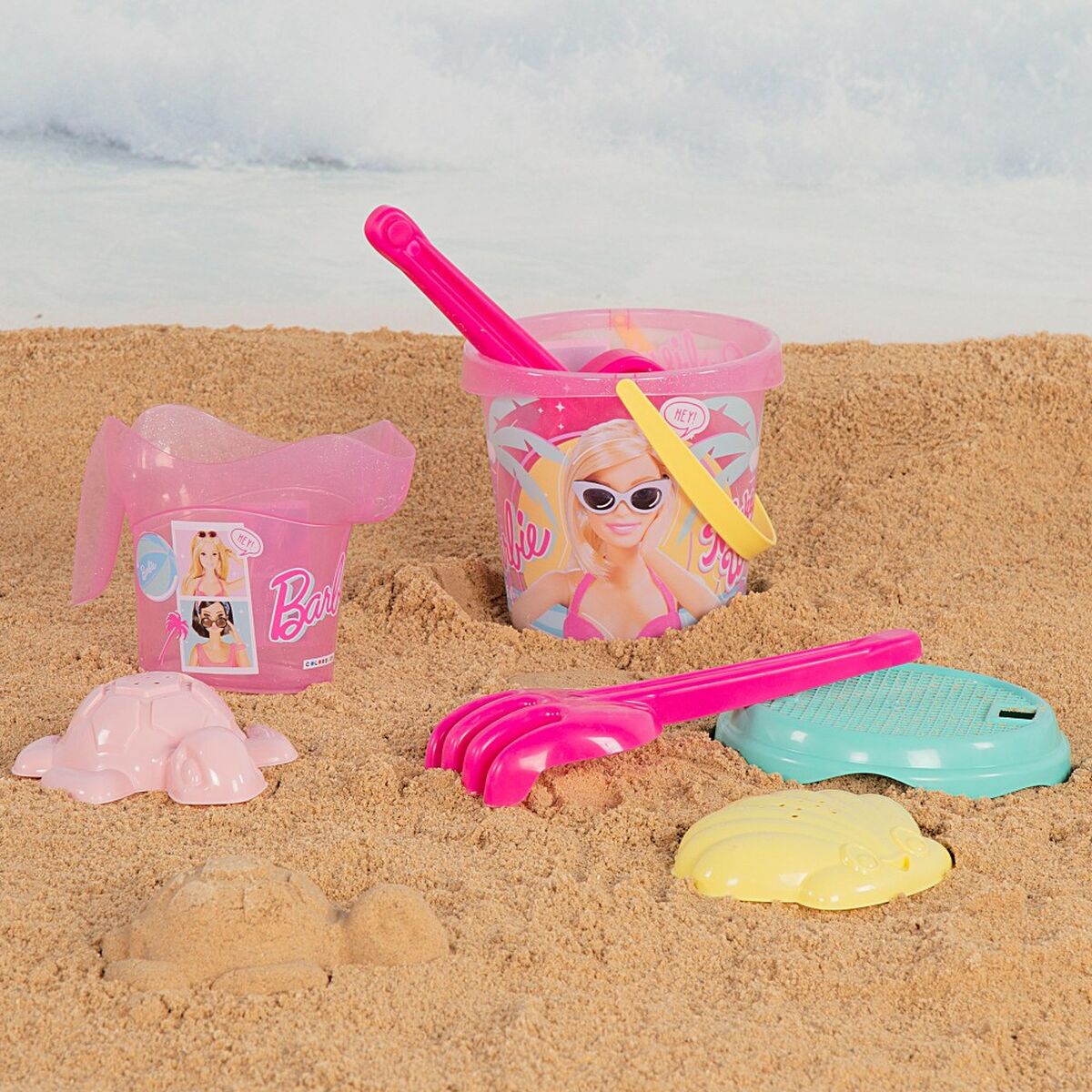 Strandleksaker set Barbie 8 Delar 18 x 16 x 18 cm - 2