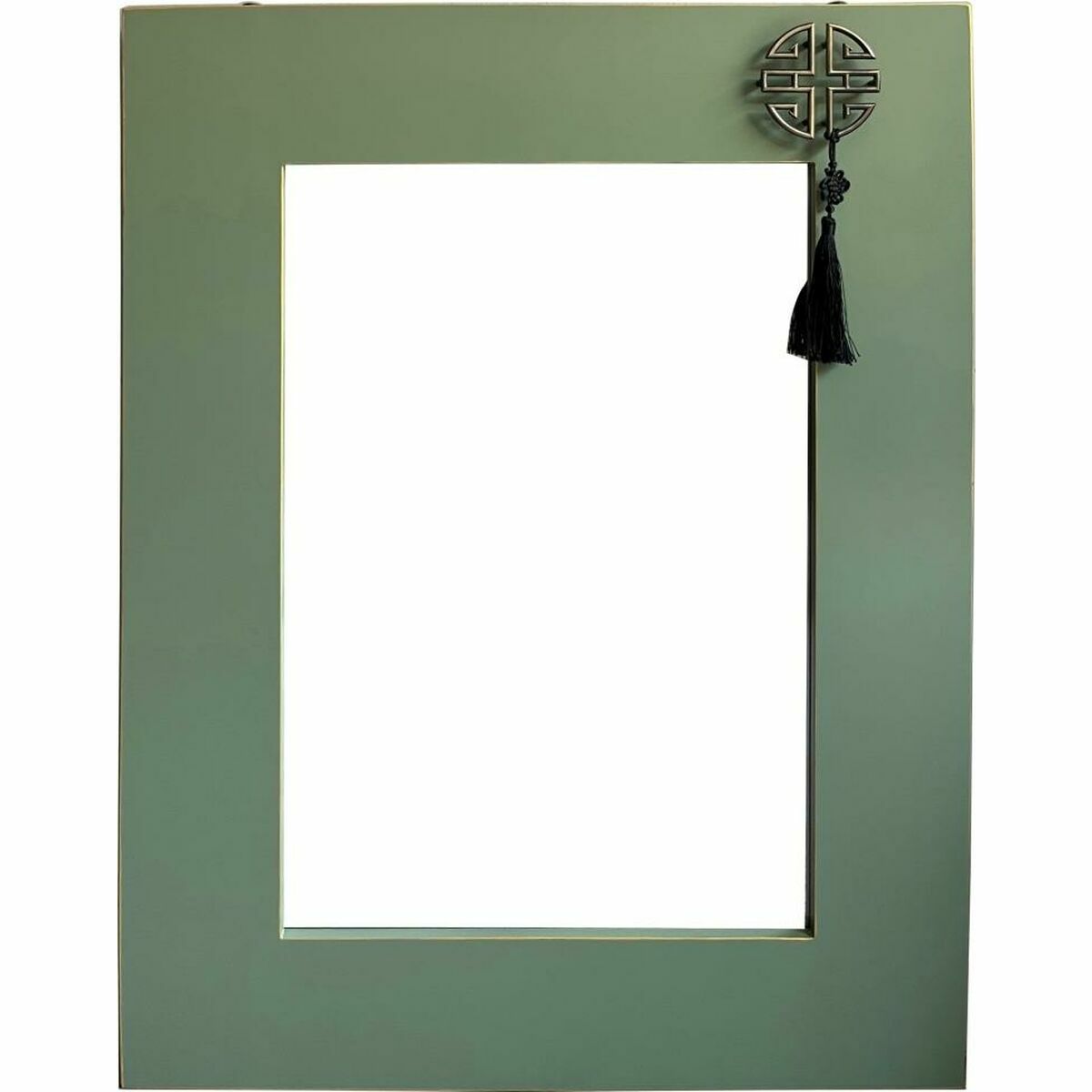 Väggspegel DKD Home Decor Röd Grön Gyllene Orientalisk 70 x 2 x 90,5 cm - 9