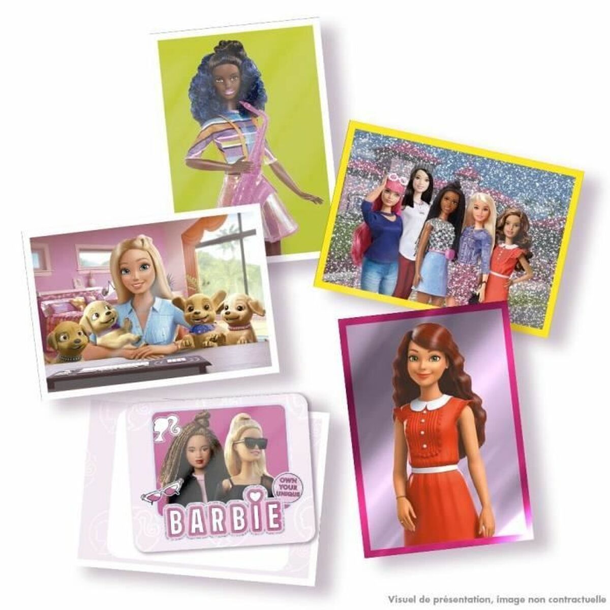Klistermärkespaket Barbie Toujours Ensemble! Panini 8 Kuvert - 3