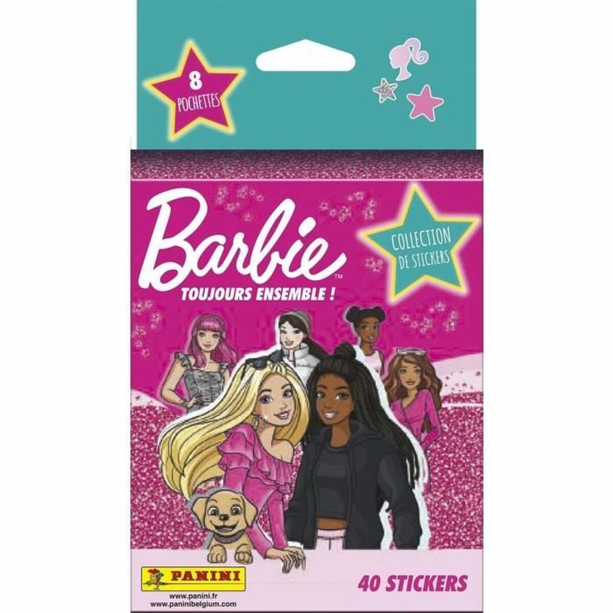 Klistermärkespaket Barbie Toujours Ensemble! Panini 8 Kuvert - 2