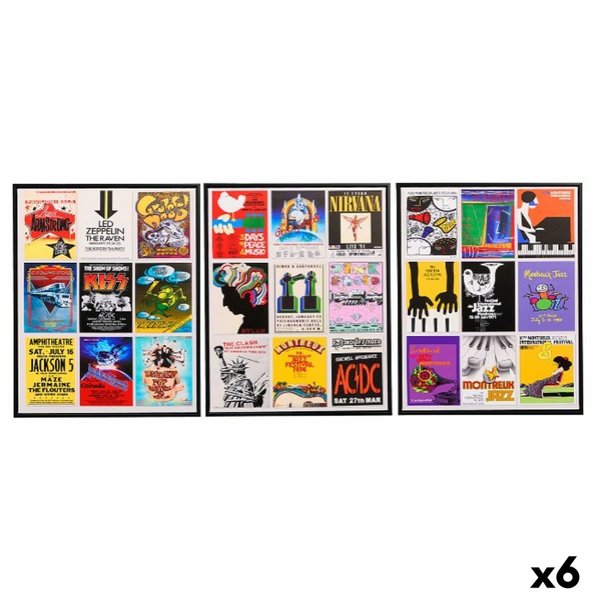 Kanvas Gift Decor Musik 40 x 2 x 50 cm (6 antal)