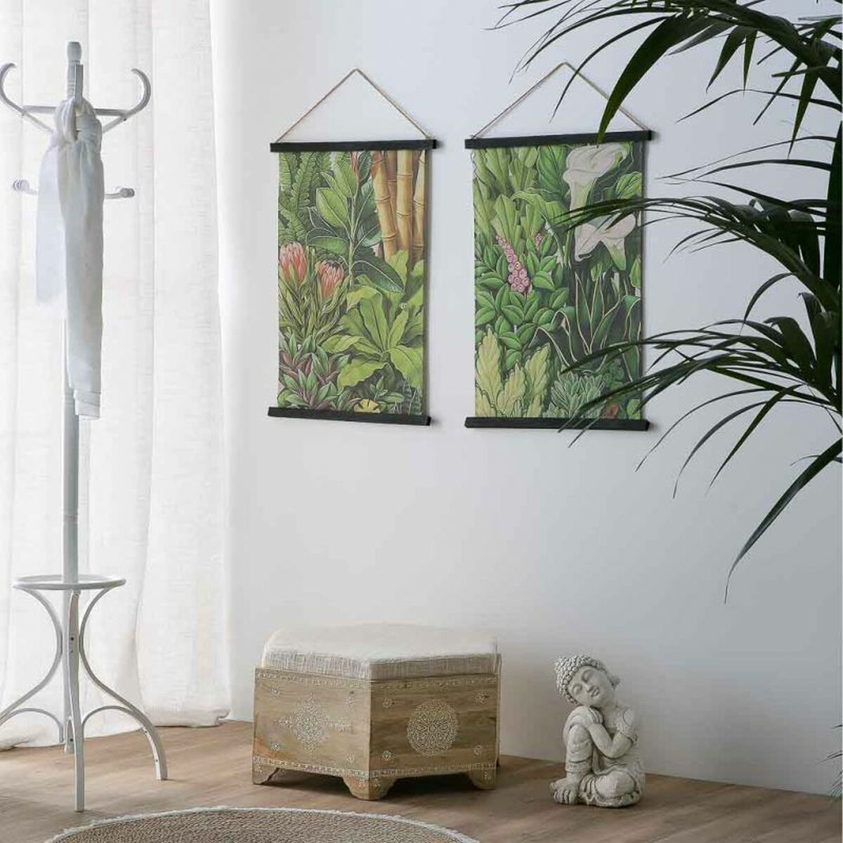 Prydnadsfigur Alexandra House Living Grå Buddha 25 x 34 x 25 cm - 3