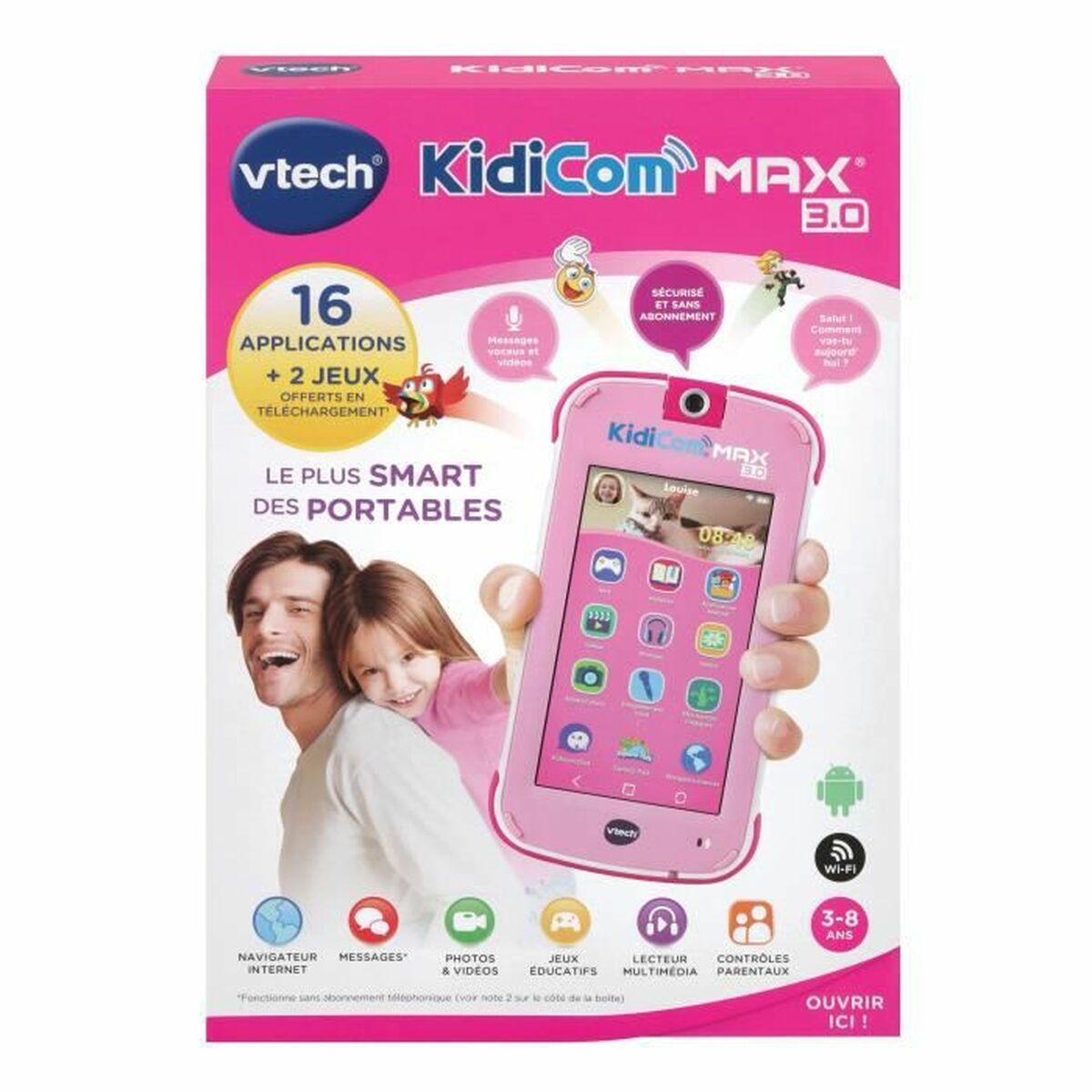 Interaktiv läsplatta för småbarn Vtech Kidicom Max 3.0 (FR) - 4