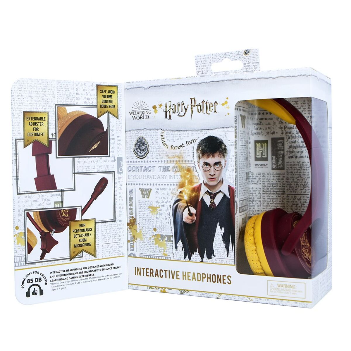 Hörlurar OTL Technologies Hogwarts Crest Brun Svart - 8
