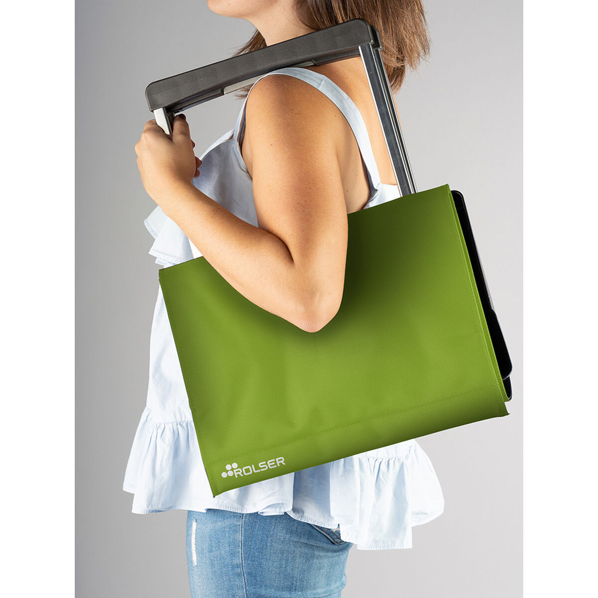 Kundvagn Rolser Plegamatic Original MF Lime 40 L Hopfällbar - 6