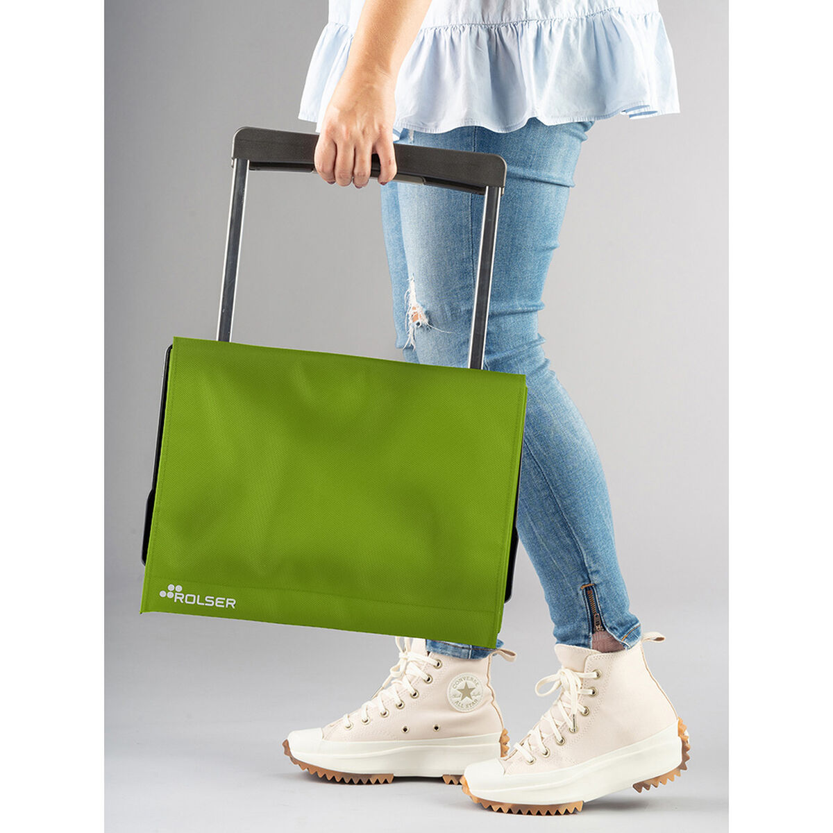 Kundvagn Rolser Plegamatic Original MF Lime 40 L Hopfällbar - 7
