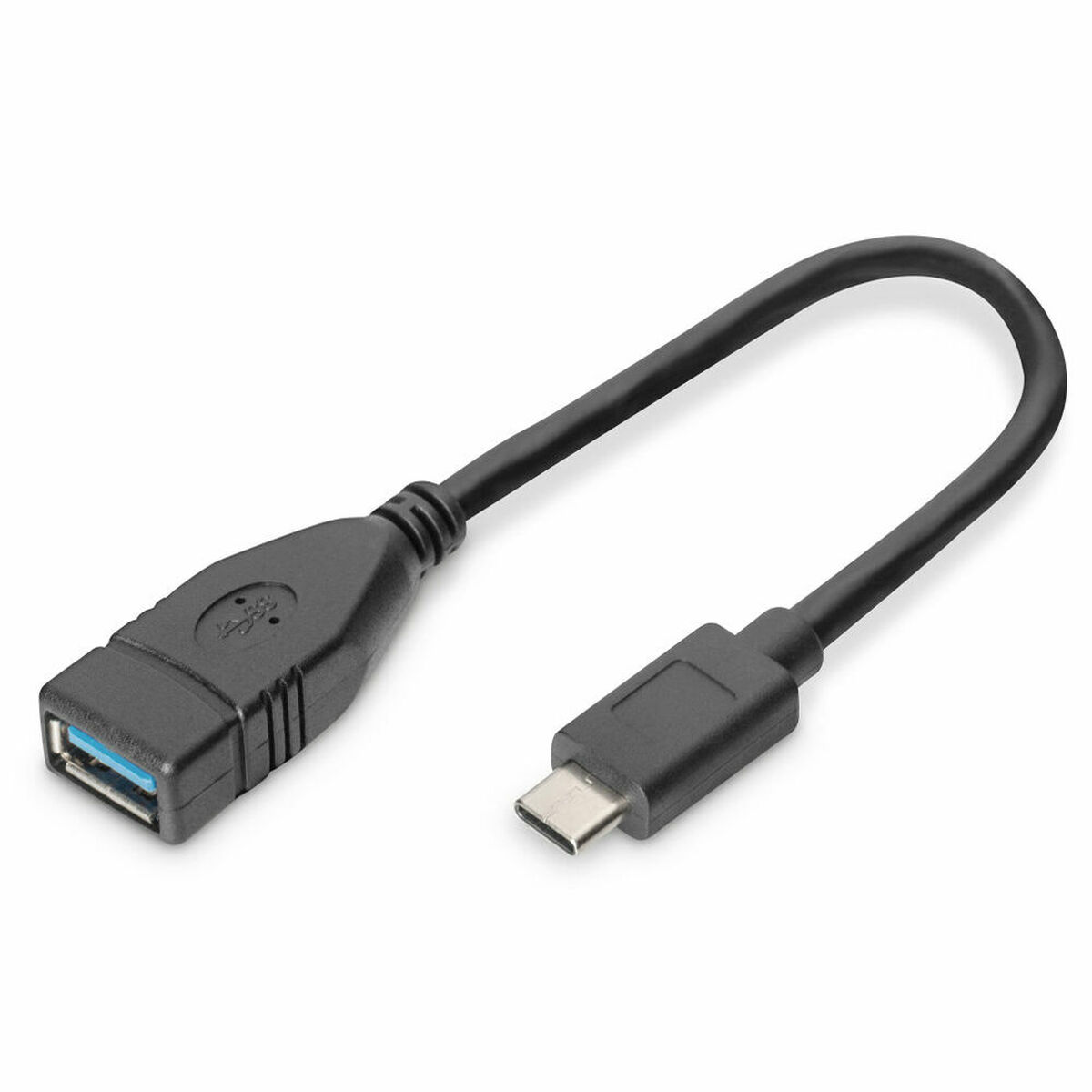 Adapter USB-C OTG Digitus AK-300315-001-S Svart 15 cm - 2