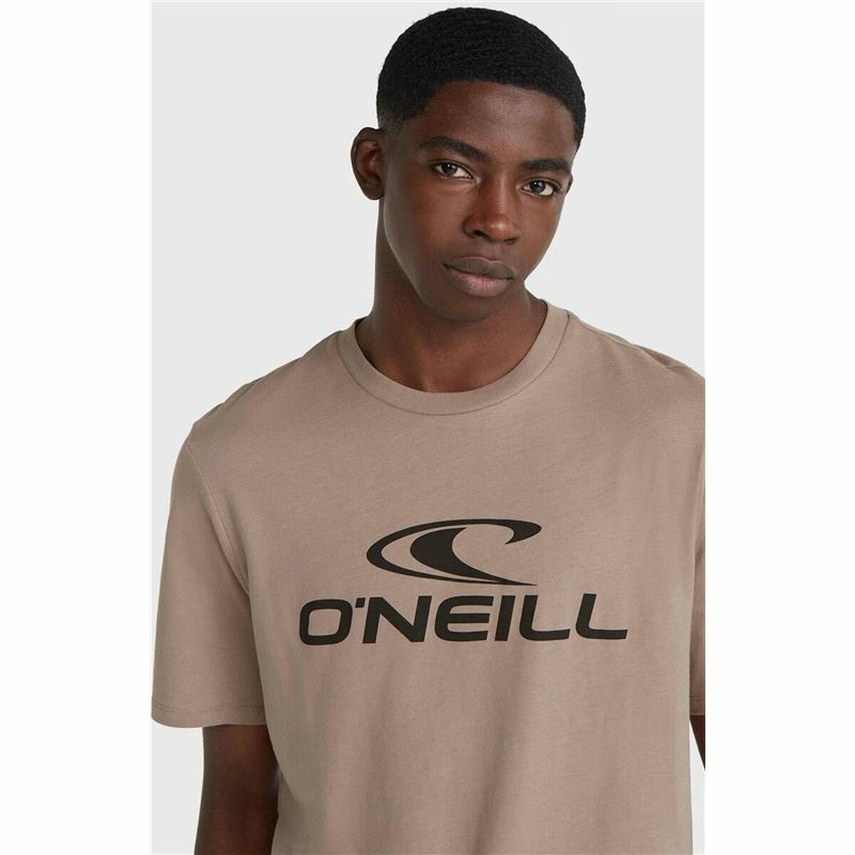 T-shirt med kortärm Herr O'Neill Logo Ljusbrun - 5