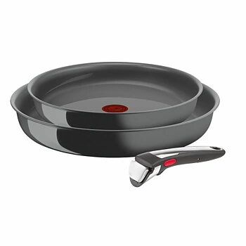 Set med stekpannor Tefal L2619102 Grå Aluminium (3 antal)