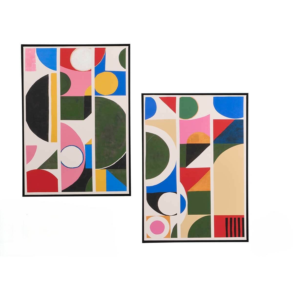 Kanvas Gift Decor Abstrakt 50 x 3 x 70 cm (4 antal) - 2