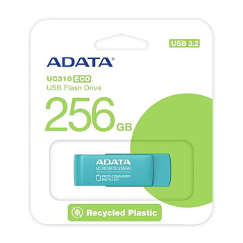 USB-minne Adata UC310  256 GB Grön
