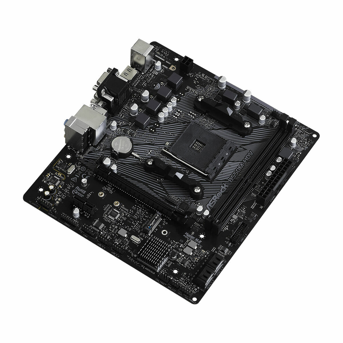 Moderkort ASRock B550M-HDV AMD AM4 AMD B550 - 3