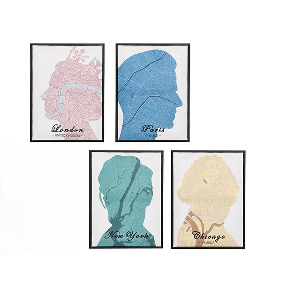Kanvas Gift Decor Royalty 30 x 3 x 40 cm (8 antal) - 2