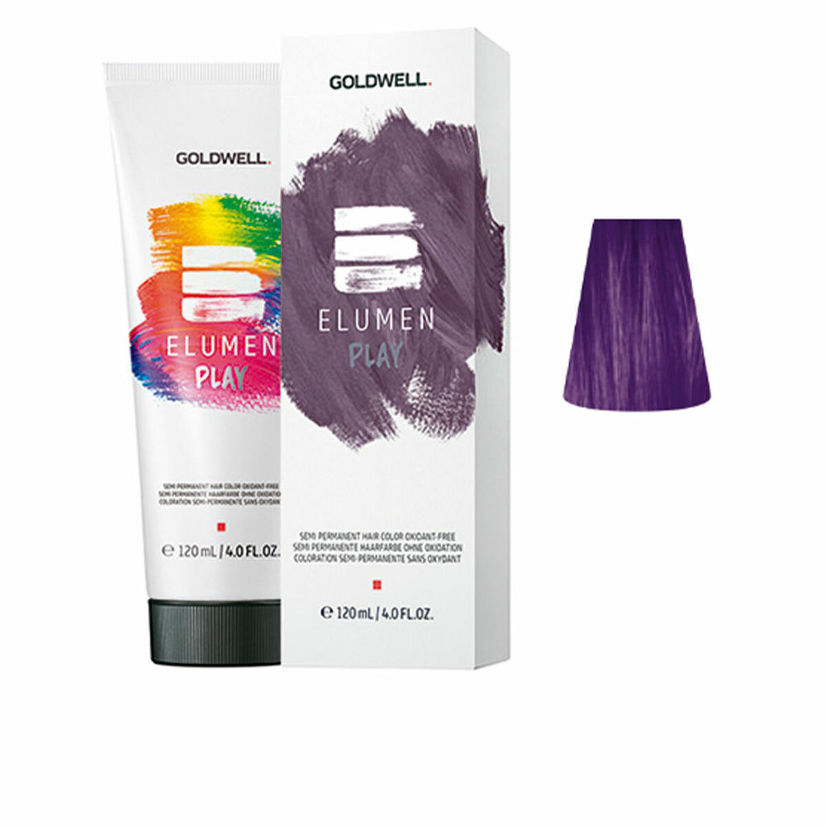 Halvvarig färg Goldwell ELUMEN PLAY Violet 120 ml