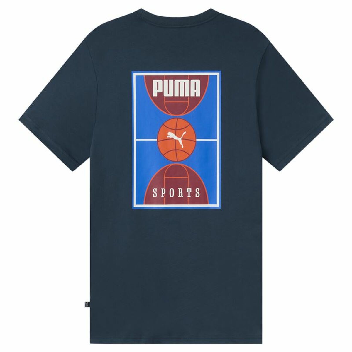 T-shirt med kortärm Herr Puma Bppo-000745 Mörkblå - 2