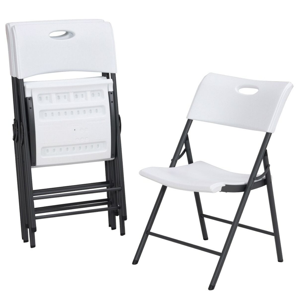 Hopfällbar Stol Lifetime 4 antal 50 x 82,5 x 58 cm - 3