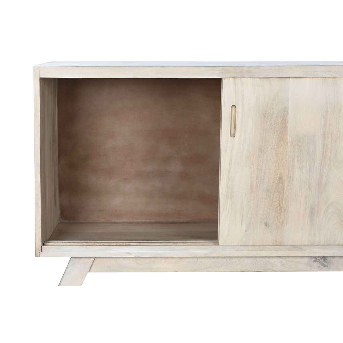 Skänk DKD Home Decor Vit Naturell Mangoträ 145 x 42 x 75 cm - 6