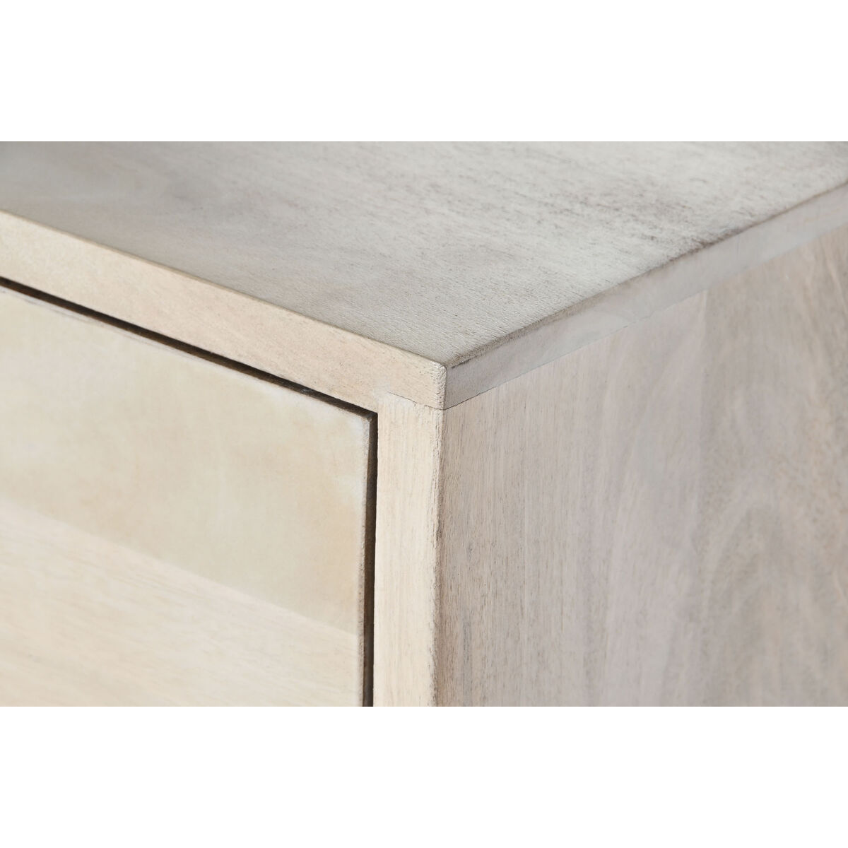 Skänk DKD Home Decor Vit Naturell Mangoträ 145 x 42 x 75 cm - 5