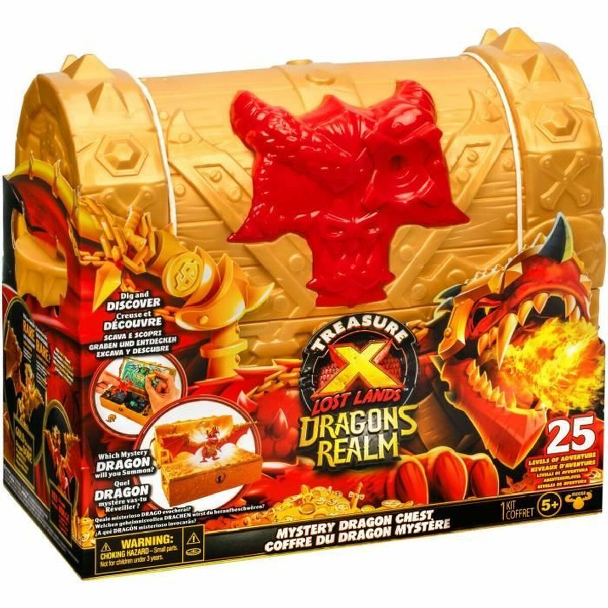 Playset Moose Toys Dragons Realm Treasure Chest - 3