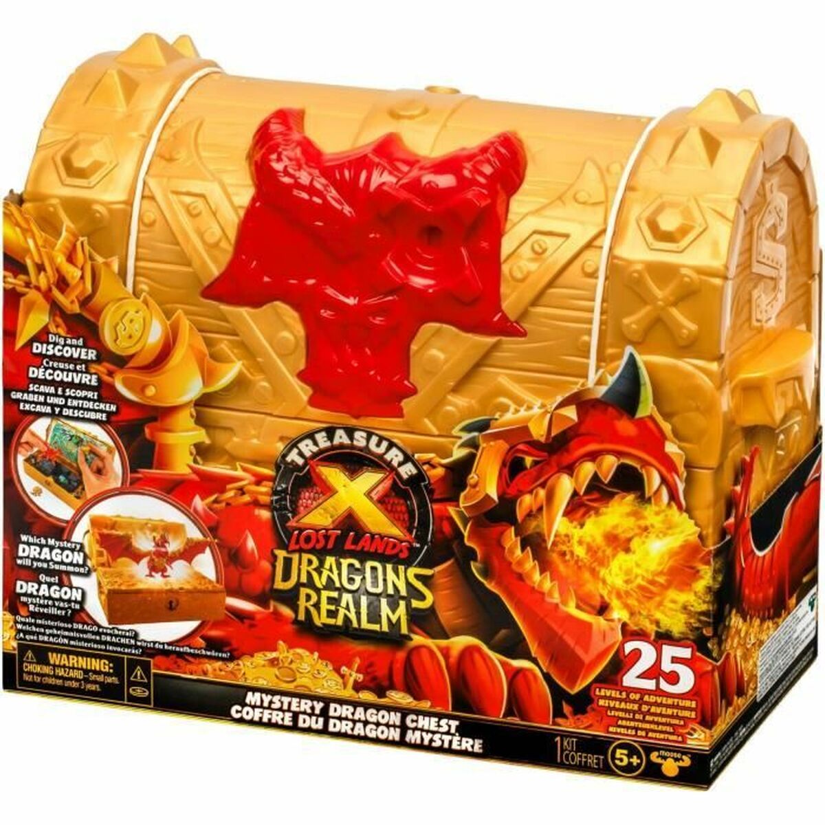 Playset Moose Toys Dragons Realm Treasure Chest - 4