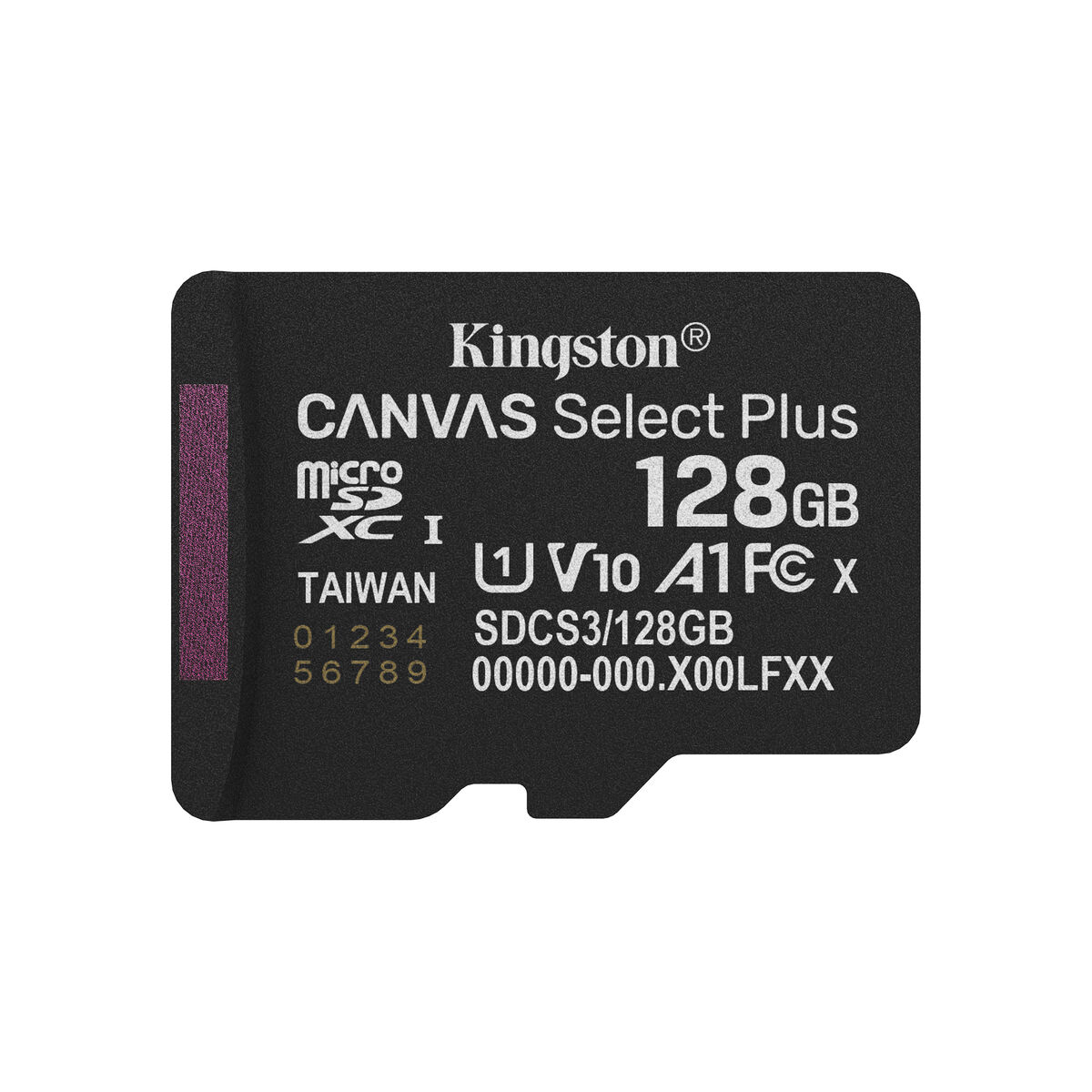 Micro-SD Minneskort med Adapter Kingston SDCS3/128GBSP 128 GB
