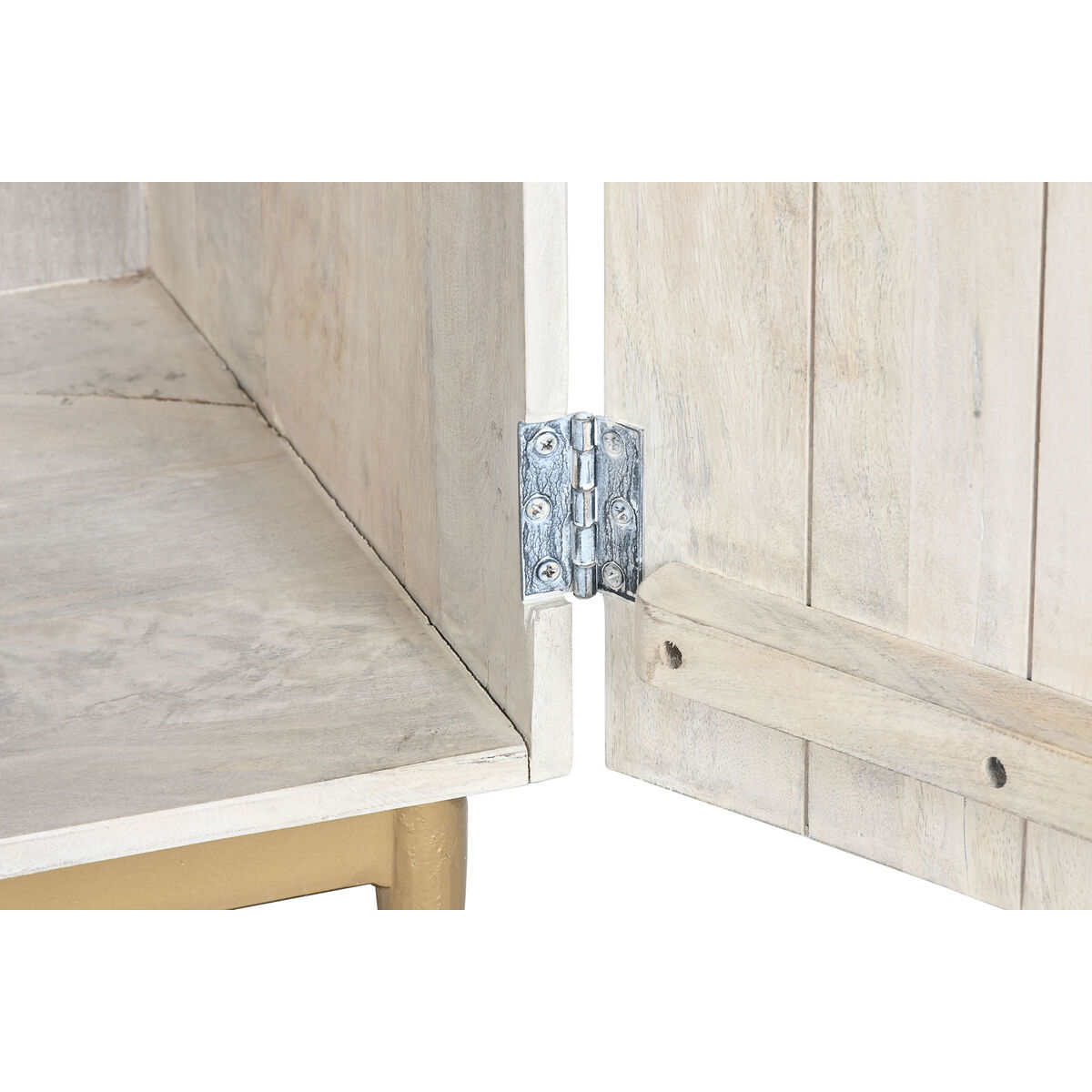 Skänk Home ESPRIT Vit Gyllene 120 x 45 x 80 cm - 4