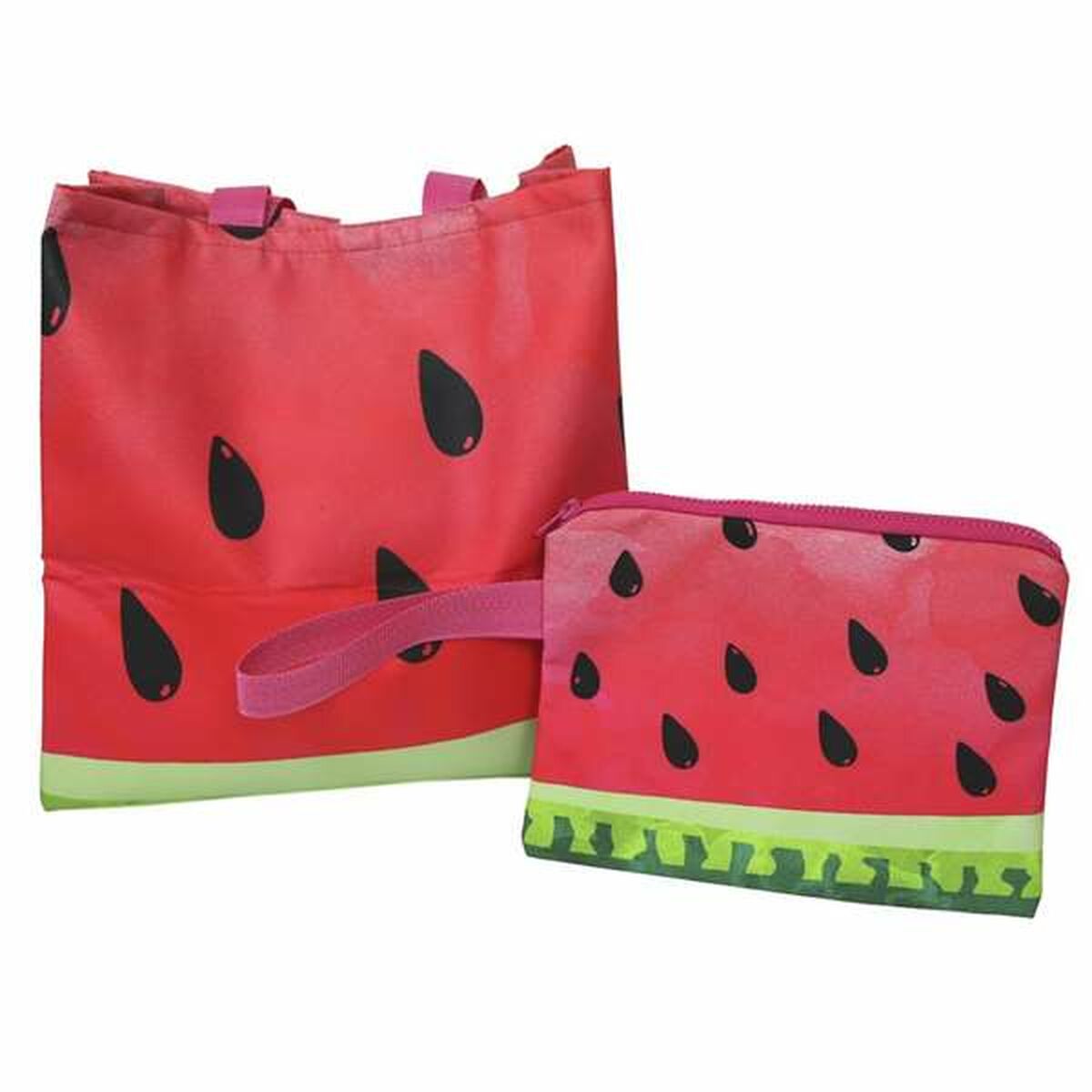 Strandväska Secaneta 48 x 33 x 14 cm Vattenmelon - 3