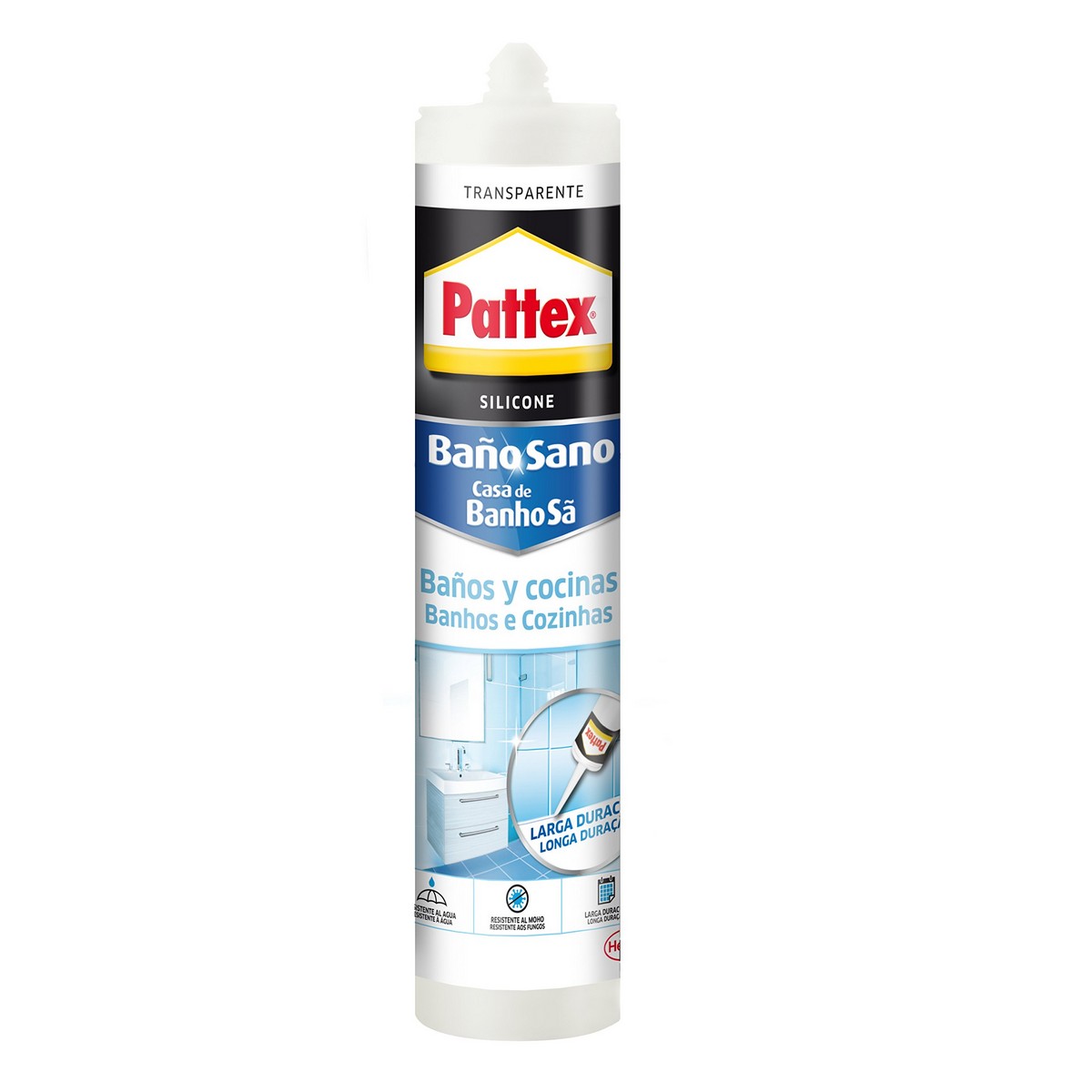 Silikon Pattex 1965762 280 ml Transparent - 2