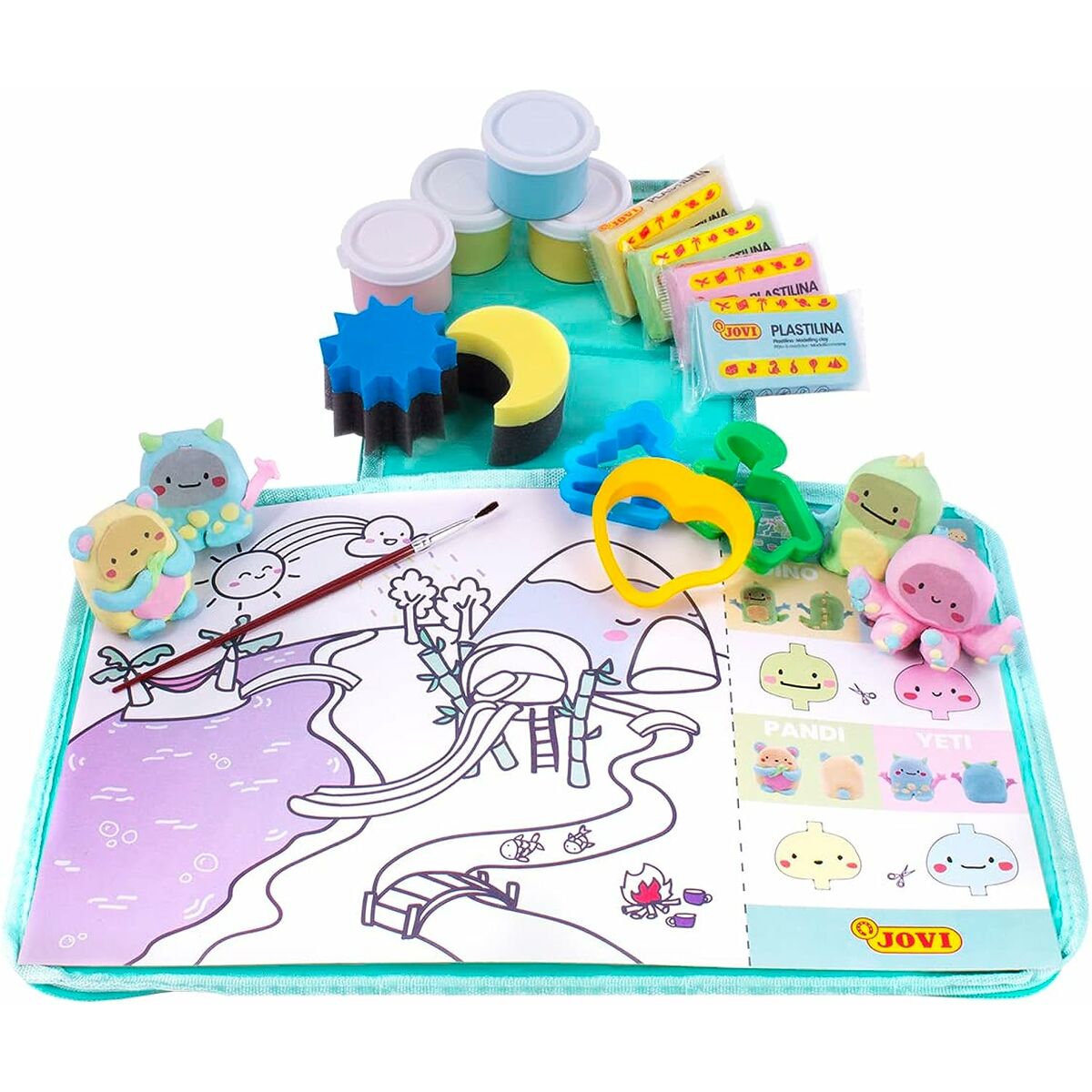 Kreativ lek med modellera Jovi MY ARTS&CRAFTS Multicolour Handväska Blå - 9