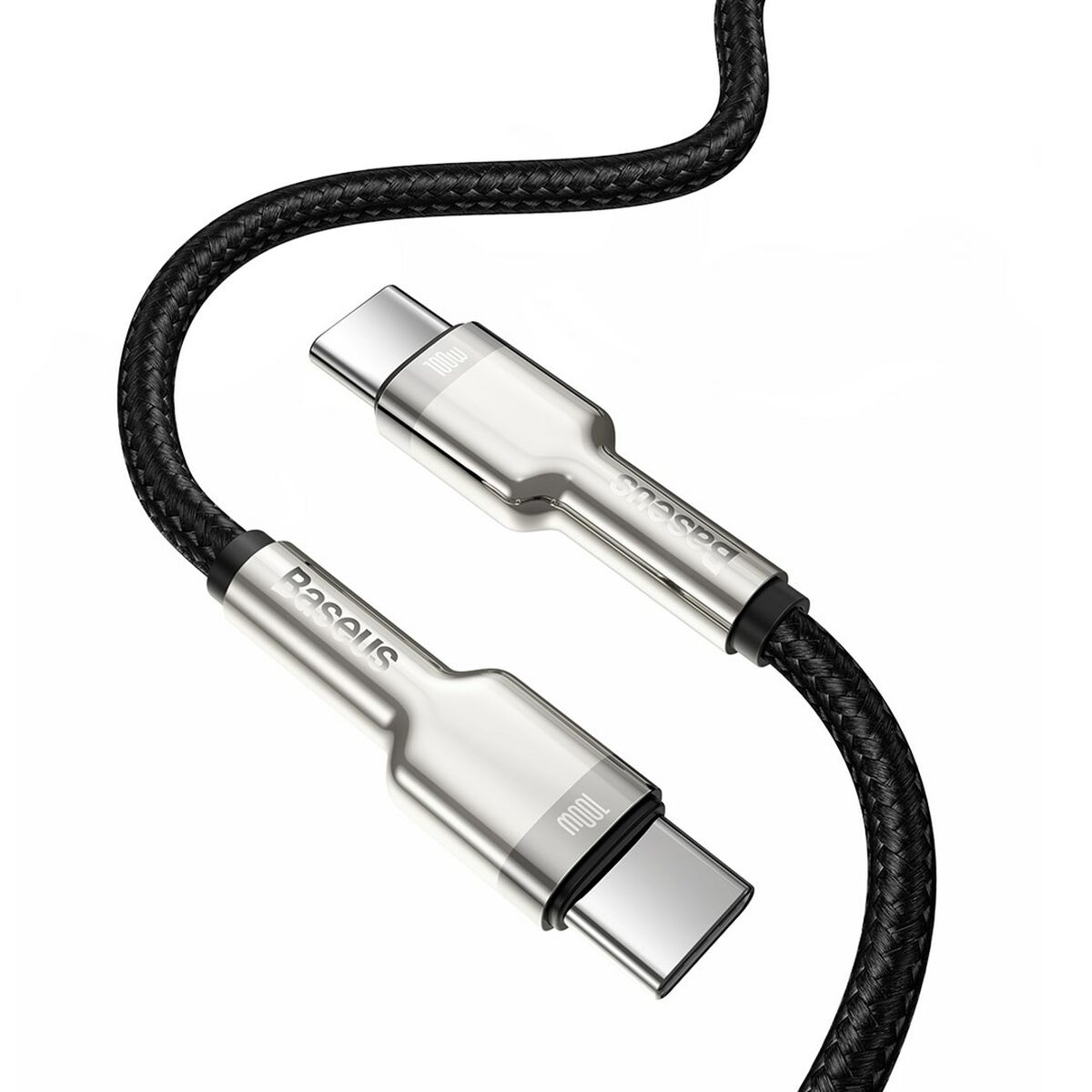 Kabel USB C Baseus CATJK-C01 Svart 1 m - 3