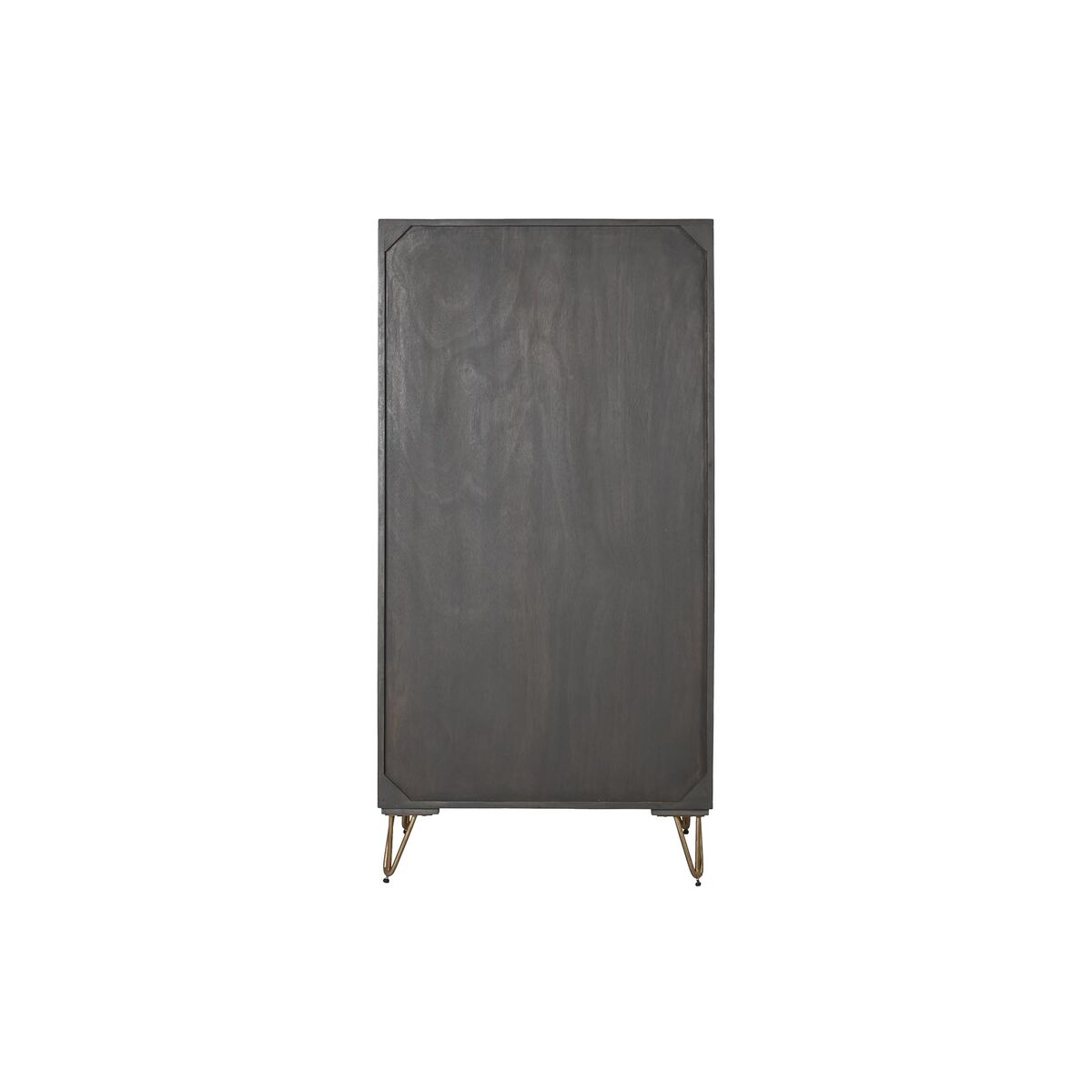 Skåp DKD Home Decor Brun Metall Mangoträ 70 x 45 x 142 cm - 2